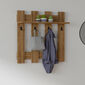 Wandgarderobe Carina Walnut