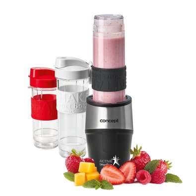 Concept SM3385 Smoothie marker Active Smoothie 500 W fekete 2 x 570 ml + 400 ml