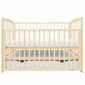 New Baby Pătuț pentru copii Lilly cu laturidetașabile și sertar, natural