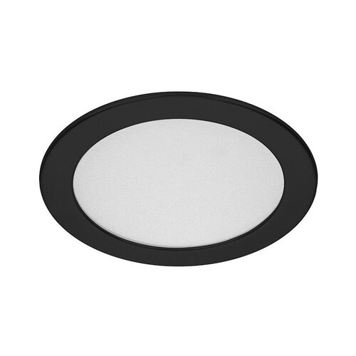 Panlux Podhľadové LED svietidlo Downlight CCT Round čierna, IP44, 18 W