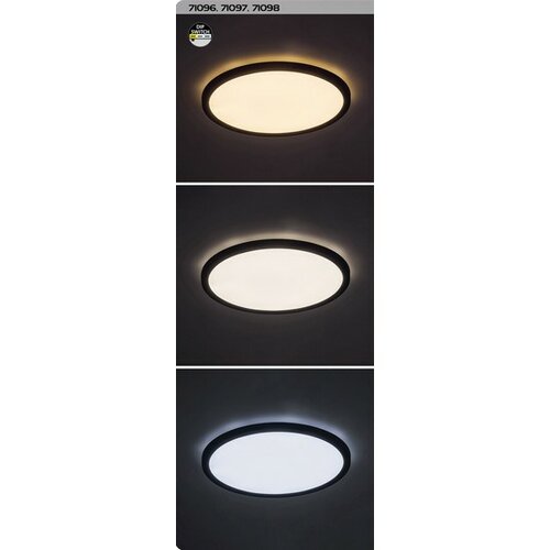 Rabalux 71097 lampa sufitowa Slim LED Gonzalo 36 W, czarny