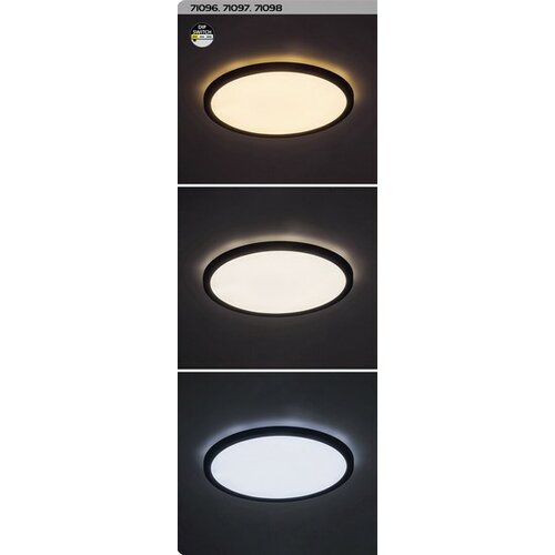Rabalux 71097 stropné Slim LED svietidlo Gonzalo36 W, čierna