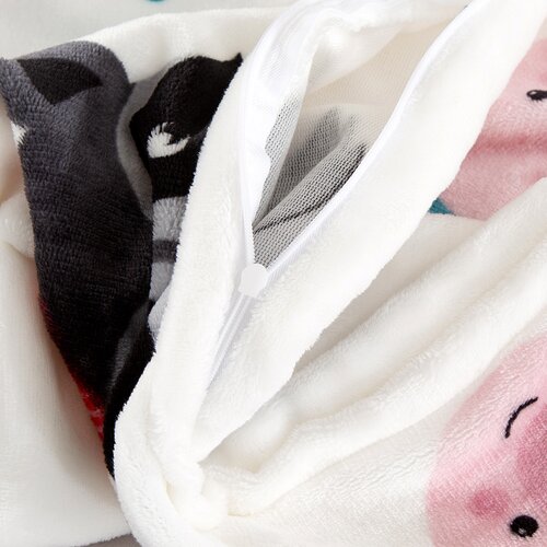 Posteljnina iz mikropliš ZOO, 140 x 200 cm, 70 x90 cm