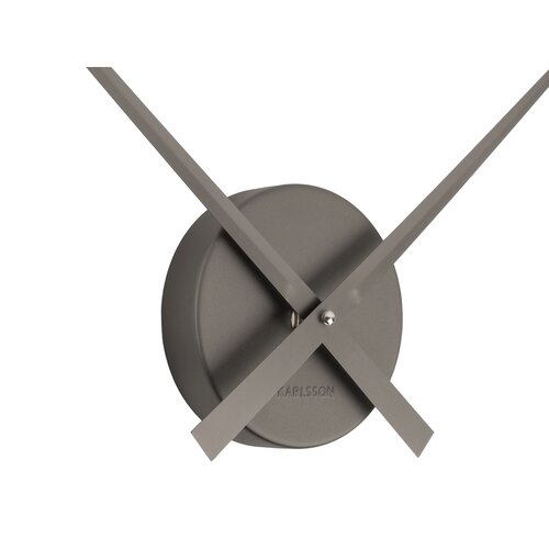 Karlsson 4348GY ceas de perete de design gri, 48 cm diametru