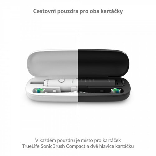 TrueLife Set soničnih zobnih ščetk SonicBrushCompact Duo, 2 kos