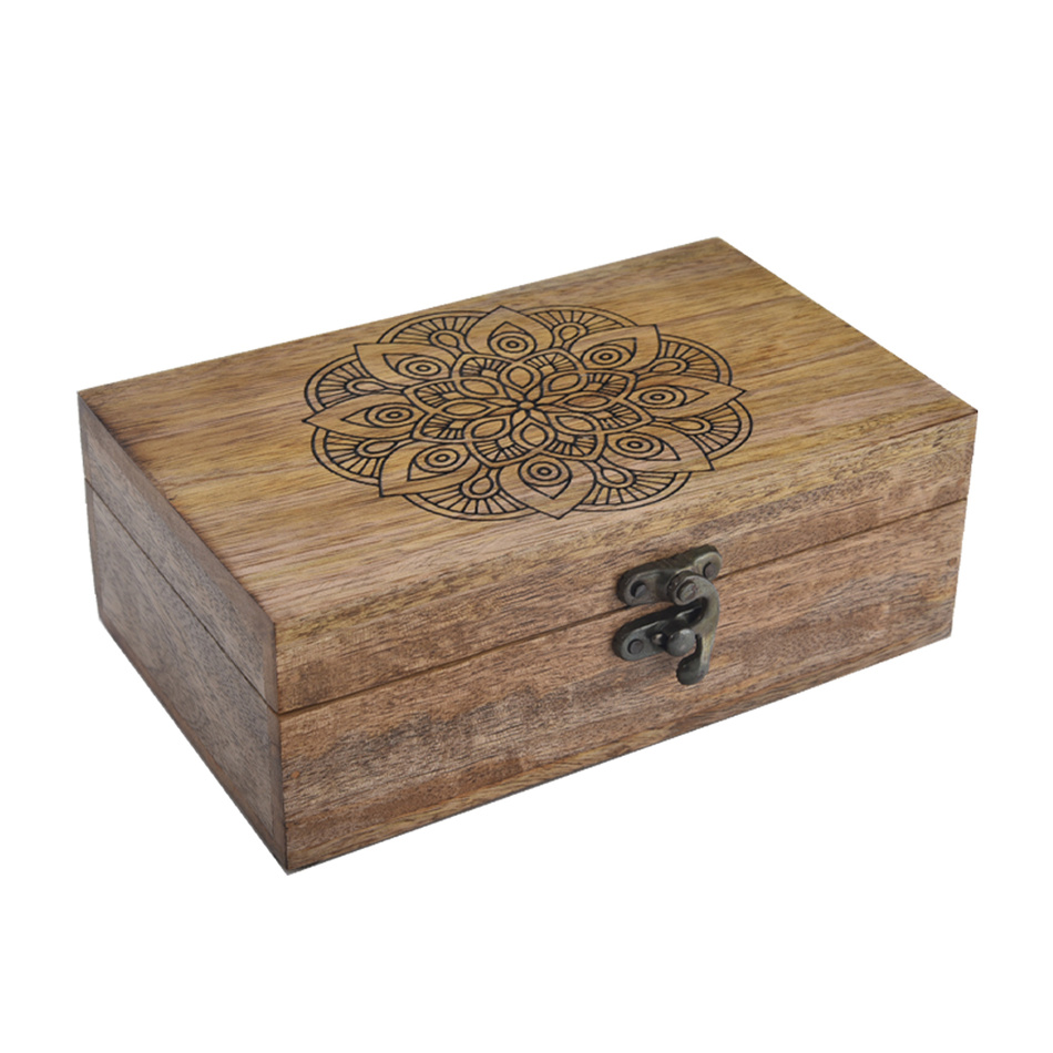 InDecor Mangófa doboz Mandala, 26,5 x 19 x 10,5 cm, M