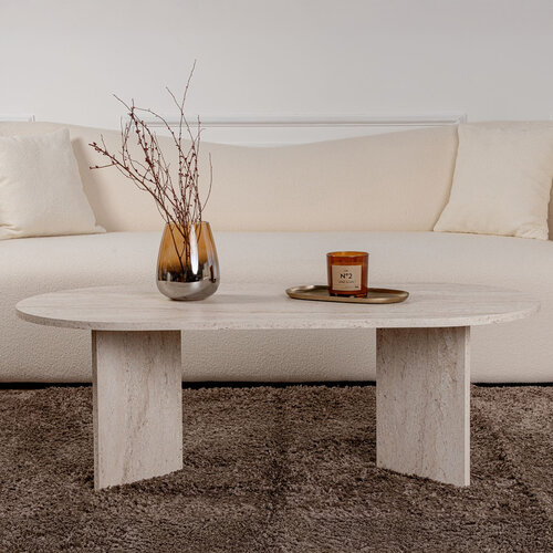 Masă de cafea Sable Travertine