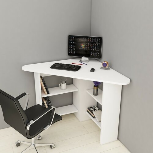 Birou Corner White