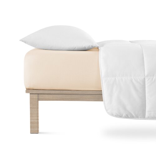 4Home Jersey-Bettlaken Lycra Kaffee, 180 x 200 cm