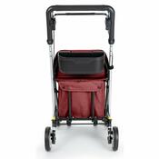Carlett Senior Comfort nákupní taška na kolečkách 29 l, rubínová