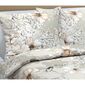 Lenjerie de pat de flanelă Bellatex Hibiscus cafea, 140 x 200 cm, 70 x 90 cm