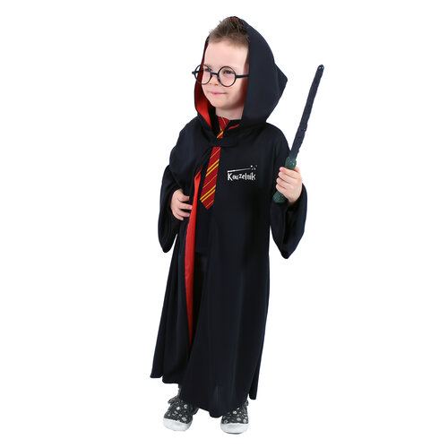 Rappa mantie de magician pentru copii cu glugă șiochelari