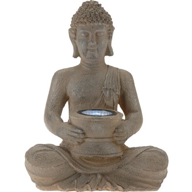 Solárna lampa Budha, 31 cm
