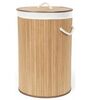 Compactor Coș pentru rufe murdare Bamboo rotund, natural