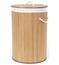 Compactor Coș pentru rufe murdare Bamboo rotund, natural