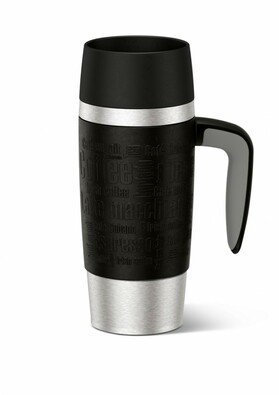 Emsa Kubek termiczny Travel Mug Handle 0,35 l,, czarny