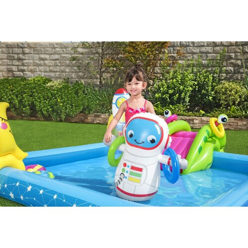 Bestway Aufblasbares Wasserspielzentrum Little Astronaut, 228 x 206 x 84 cm