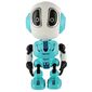 Teddies Robot ECHO opakujúci vety, 12 cm, kov, so zvukom a svetlom