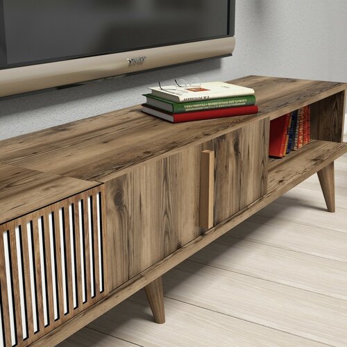 Milan Walnut TV-fal