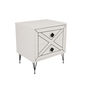Stolik nocny Luna White