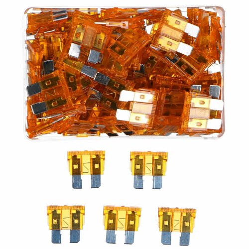 Sixtol Komplet nožnih avtomobilskih varovalkMECHANIC FUSE SET 5A, 100 kos