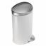 Simplehuman Педальний напівкруглий кошик 6 л, білий