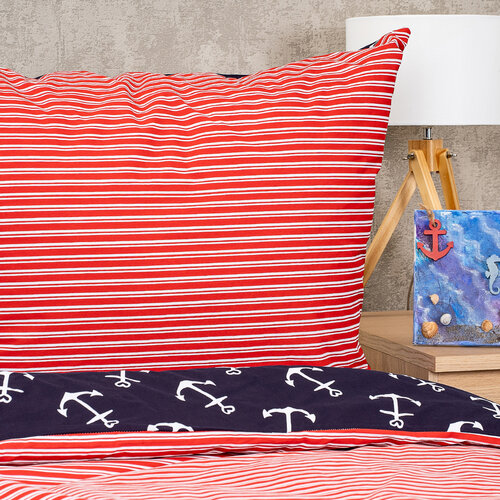 Lenjerie de pat din bumbac 4Home Marine, 140 x 220 cm, 70 x 90 cm