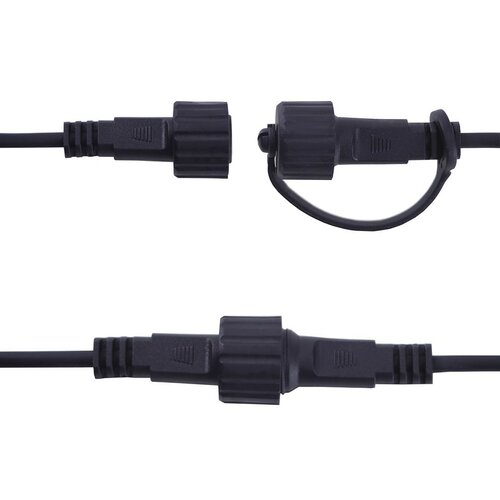 Світлодіодні садові світильники зі з’єднувачем Gedest, стартовий комплект, 8 м