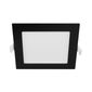 Panlux Podhledové LED svítidlo Downlight CCT Square černá, 12 W, IP44