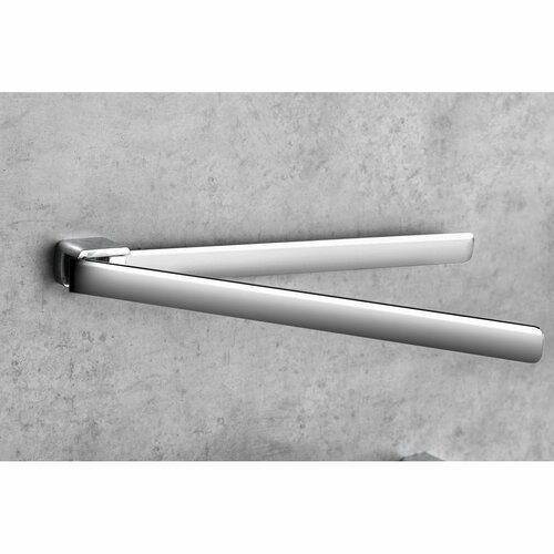 GEDY PI2313 Pirenei suport dublu rotativ pentruprosoape, 35 cm, argintiu