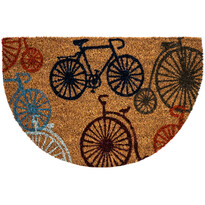 Covoraș cocos Biciclete, semicerc, 40 x 60 cm
