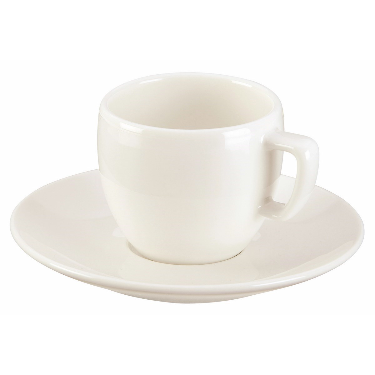 Ceașcă espresso Tescoma Crema cu farfurioară, 80 ml