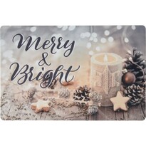 Fußmatte Merry & Bright, 38 x 58 cmbeige,