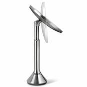 Simplehuman Kosmetické LED zrcátko Sensor Touch DUAL, zvětšení 5x, matná stříbrná