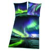 Herding Bavlněné povlečení Polární záře, 135 x 200 cm, 80 x 80 cm