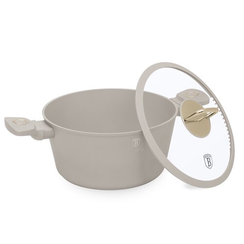 BerlingerHaus Cratiță cu suprafață din titan și capac Sahara 24 cm