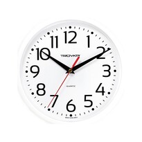 Nástenné hodiny biela, pr. 22,5 cm