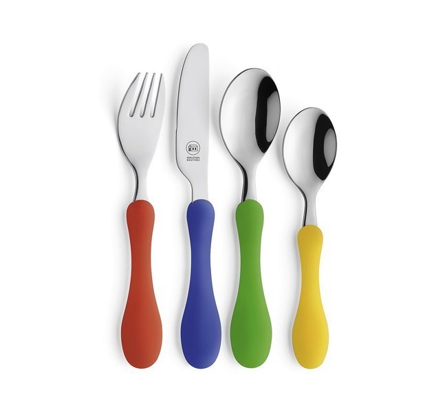 Detská sada príborov BABENY 4 ks farebné CS Solingen