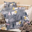 4Home Фланелева постільна білизна для дитячого ліжечка Nordic Bear, 100 x 135 см, 40 x 60 см