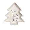 Altom Porcelanowy półmisek do podawania Choinka Nordic Forest Deer 17,5 cm