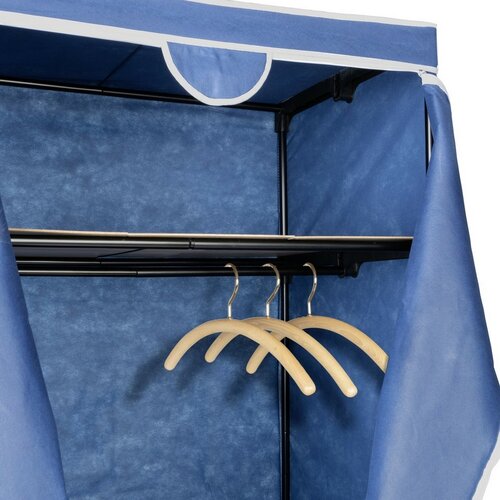 Wenko Dulap pliabil din material textil reciclat cu raft Air, 160 x 50 x 75 cm