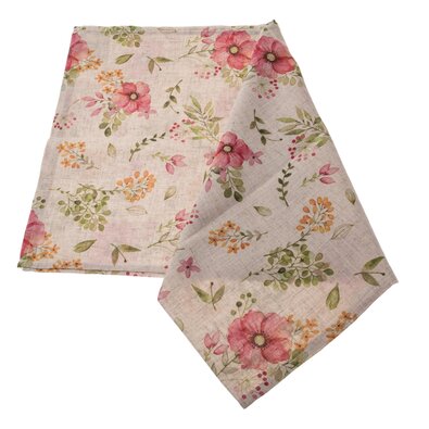 Virágok vízálló asztali futó, 40 x 140 cm
