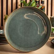 Altom porcelanski plitki krožnik Reactive Sage, 26cm
