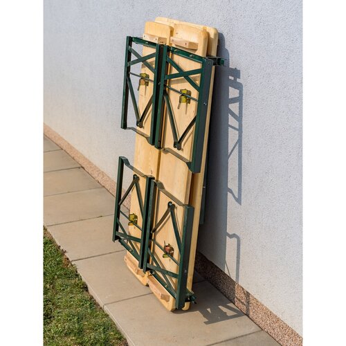 Happy Green Set de grădină cu spătar 75 x 60 x 115cm, maro deschis