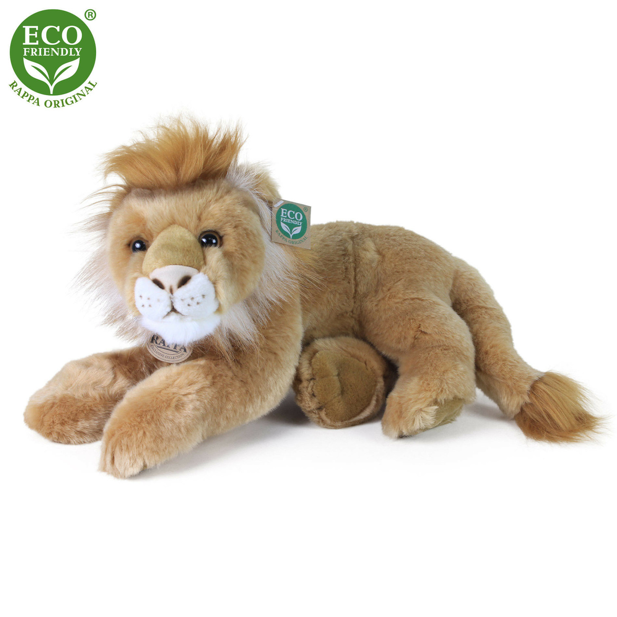 Levně Plyšový lev ležící 40 cm ECO-FRIENDLY