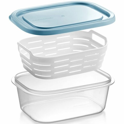 Caserolă de congelare cu coș Tescoma 4FOOD 1,0 l