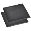 Kesper 38110 Komplet podstavcev iz skrilavca, 2kos, 13 x 13 cm