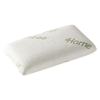 4Home poduszka anatomiczna z piany z pamięcią kształtu Relax Bamboo, nieprofilowana 50 x 30 cm
