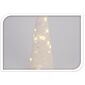 Vianočný LED kužeľ Cavallo biela, 12 x 40 cm