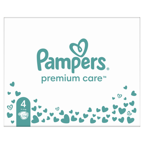 Plienky Pampers Premium Care 174 ks, veľkosť 4